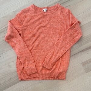 Soft Orange GAP Crewneck Sweater